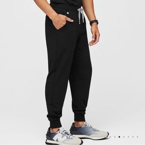 Figs Mens Black Tansen Jogger Scrub Pants